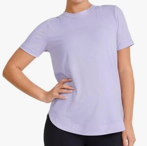 Jockey Women's Activewear Everactive Short Sleeve Crew Neck Tee Violet Size 1X